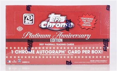 PAP 2021 Topps Chrome Platinum Baseball HOBBY #9