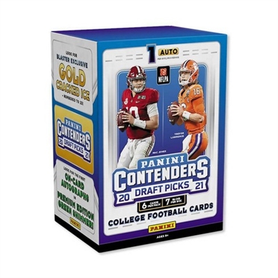 PAP 2021 Contenders Draft Picks Football Blaster Box #1
