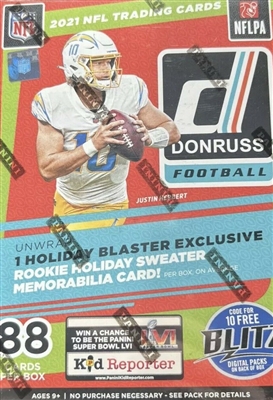 PAP 2021 Donruss Football HOLIDAY Blaster Pack #19