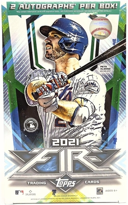 PAP 2021 Topps Fire Hobby Baseball #1