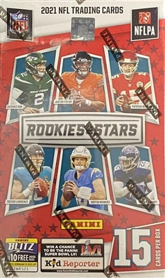 PAP 2021 Rookies & Stars Football Cereal Box #1