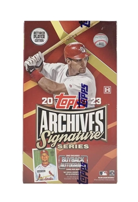PAP 2023 Archives Signature Series Retired Baseball #1