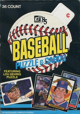 PAP 1985 Donruss Baseball #1