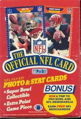 PAP 1989 Pro Set Football Series One #1