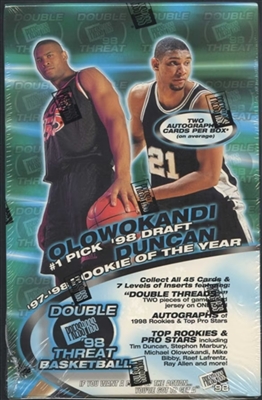 PAP 1998-99 Press Pass Double Threat Basketball Hobby #1