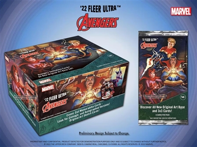 PAP Marvel Fleer Ultra Avengers Hobby Pack (Upper Deck 2022) #2