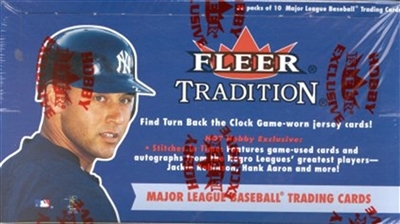 Fresh Pack 2001 Fleer Tradition Baseball SUPER SALE