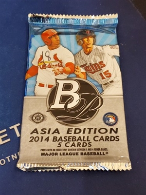 Dead Pack 2014 Bowman Platinum Asia Baseball