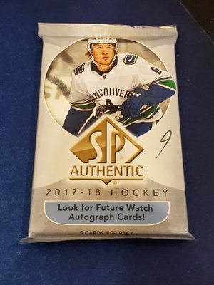 Dead Pack 2017-18 Sp Authentic Hockey