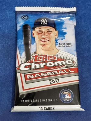 Dead Pack 2017 Topps Chomre Jumbo Baseball