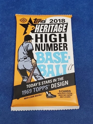 Dead Pack 2018 Heritage High Number Baseball
