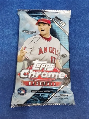 Dead Pack 2018 Topps Chrome Jumbo Baseball