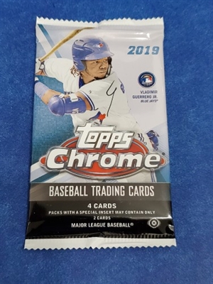 Dead Pack 2019 Topps Chrome Hobby Baseball