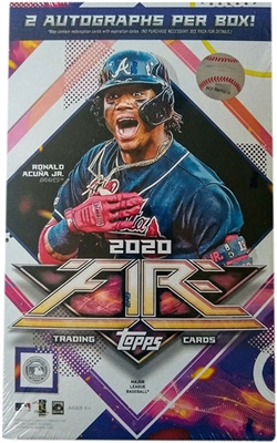 Dead Pack 2020 Topps Fire Hobby Baseball