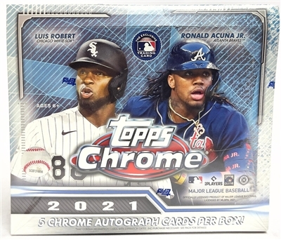 Dead Pack 2021 Topps Chrome Jumbo Baseball