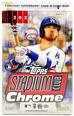 Dead Pack 2020 Stadium Club Chrome Baseball