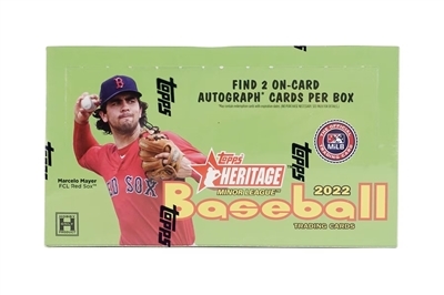 Dead Pack 2022 Topps Heritage Hobby Minor League Baseball