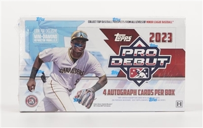 Dead Pack 2023 Topps Pro Debut Hobby Baseball