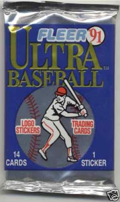 Fresh Pack 1991 Fleer Ultra baseball