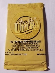 Fresh Pack 1995 Fleer Ultra Series One Baseball SUPER SALE