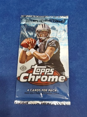 Dead Pack 2011 Topps Chrome Football