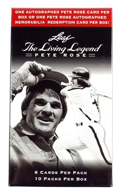 Fresh Pack 2012 Pete Rose The Living Legend SUPER SALE