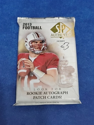 Dead Pack 2013 SP Authentic Football