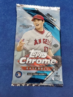 Dead Pack 2018 Topps Chrome Hobby Baseball