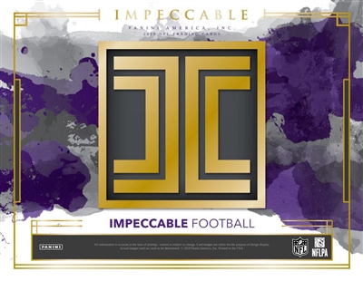 2018 Impeccable Football #3 FILLER #4 (1 spot)