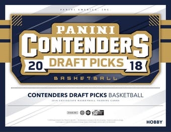 2018-19 Contenders Draft Break #10 FILLER #4 (1 spot)