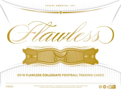 2018 Flawless College Football #1 FILLER #4 (1 spot)