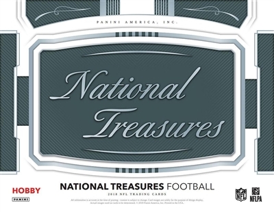 2018 National Treasures Football Tiered Serial # Case #2 Filler #4