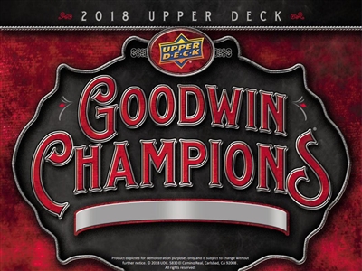 2018 Goodwin Champions Box Break DOTD #12 (2 spots) SUPER SALE