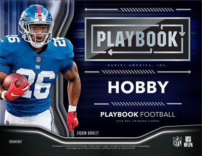 2018 Playbook 8 Box Case Break #3 (1 Spot)