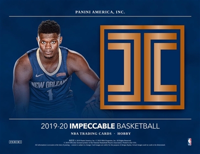 2019-20 Impeccable Case Break #9 (1 team) SPECIAL PRICE!!