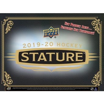 2019-20 UD Stature Hockey 12 Box Case Break #1 (1 team) Last 4 DPP