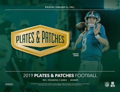 2019 PLATES AND PATCHES #3 FILLER #4 (1 spot)