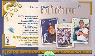 Fresh Pack 2000 Topps Gallery baseball SUPER SALE