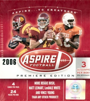 Fresh Pack 2006 Sage Aspire Football