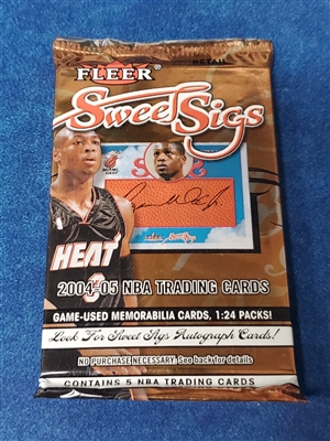 Fresh Pack 2004-05 Fleer Sweet Sigs Retail