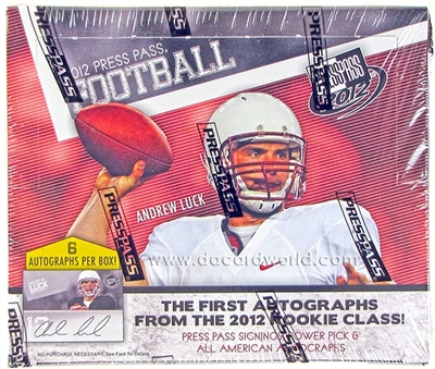 Fresh Pack 2012 Press Pass Football