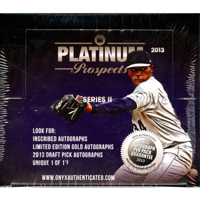 Fresh Pack 2013 Onyx Platinum Series 2 Baseball SUPER SALE