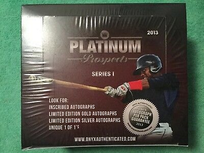 Fresh Pack 2013 Onyx Platinum Series 1 Baseball