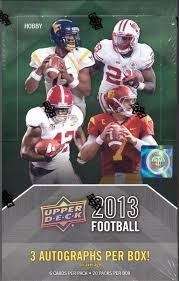 Fresh Pack 2013 Upper Deck Football