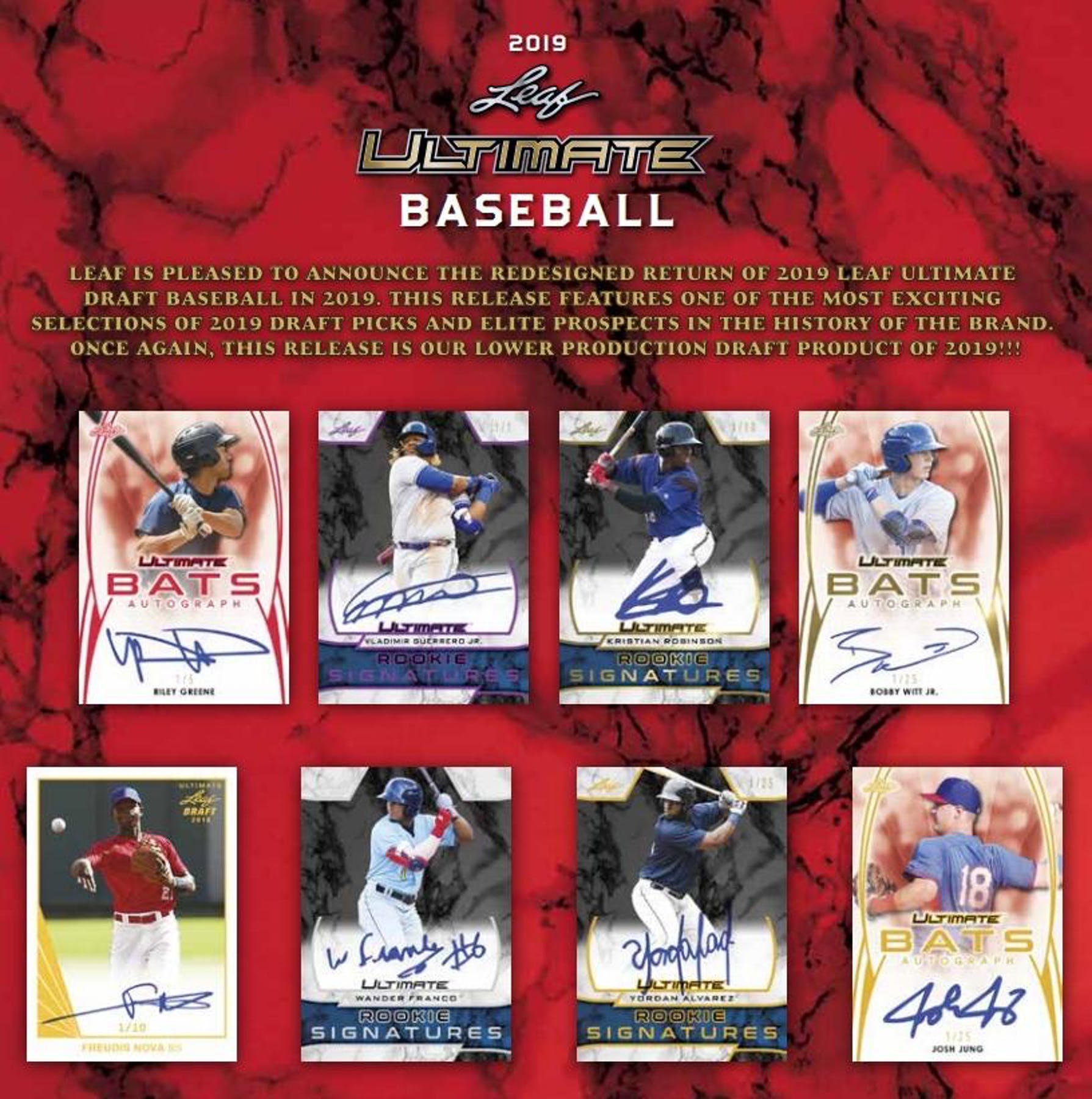 2019 Leaf Ultimate Baseball Letter Box Break DOTD #23 (2 spots) No Draft SUPER SALE