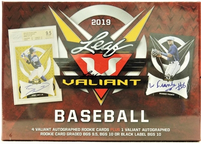 2019 Leaf Valiant Baseball Letter Box Break DOTD #4 (2 spots) No Draft