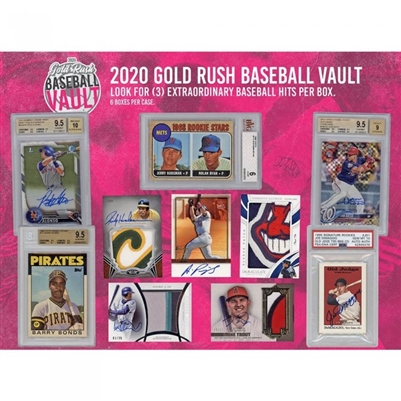 2020 Gold Rush Baseball Vault Case Break #2 (1 Team) No Draft BLACK FRIDAY DEAL!!!