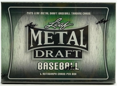 2020 Leaf Metal Baseball Box DOTD #12 (2 Letters) No Draft