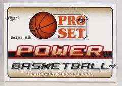 PYT NO RESERVE 2021-22 Leaf Pro Set Power Basketball Player Box Break #20 10 spot