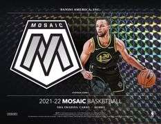 PYT NO RESERVE 2021-22 Mosaic Basketball Hobby Box Break #1 RELIST 1 spot